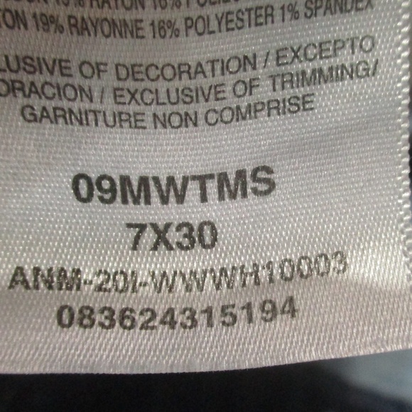 Wrangler Jeans Women's 7 Dark Wash Missy Essential Straight Leg Mid Rise‎ Denim - Picture 7 of 7